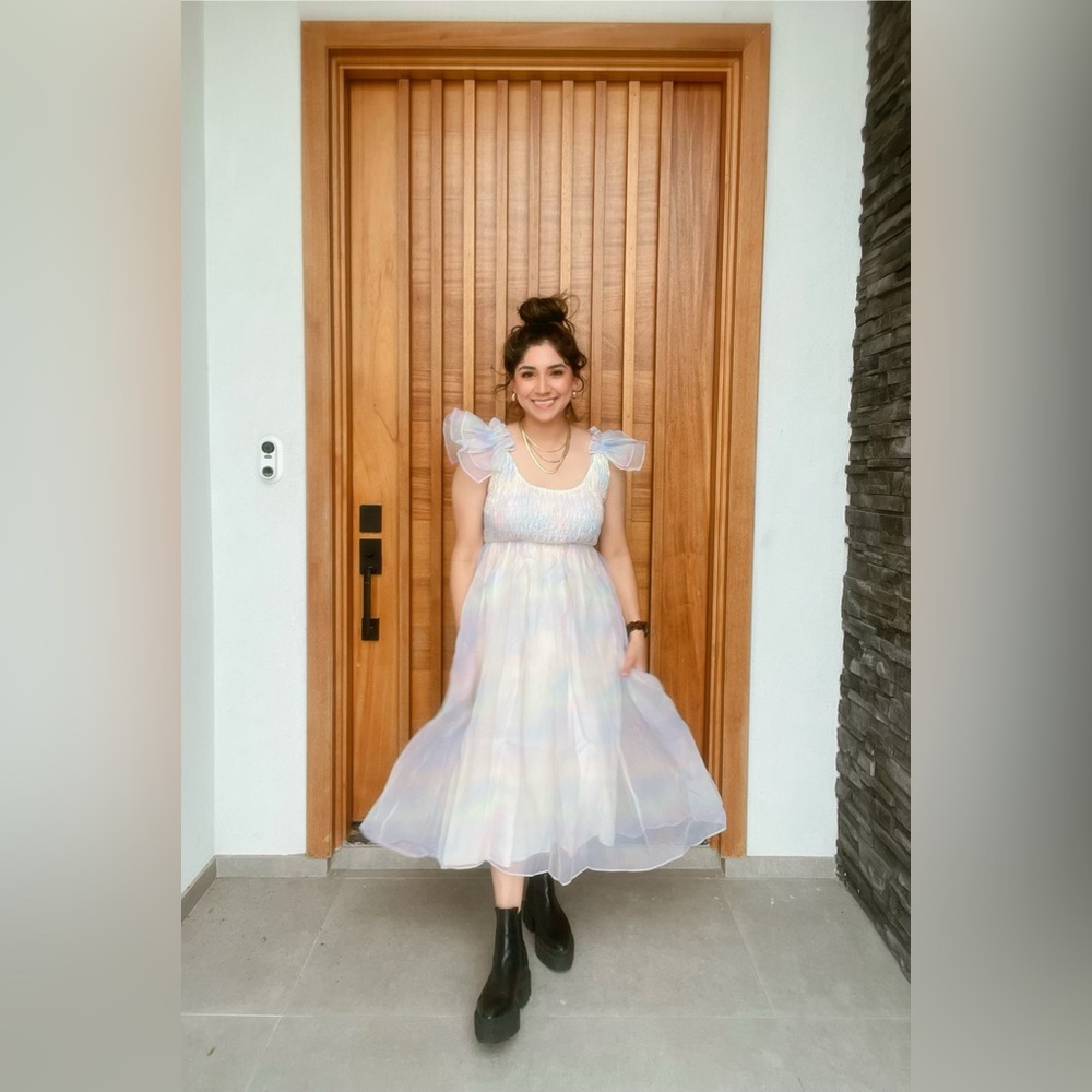 Pastel Midi Dress 🤍
